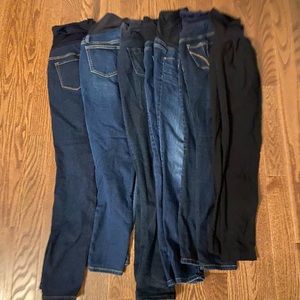 Maternity Pants Jeans Lot